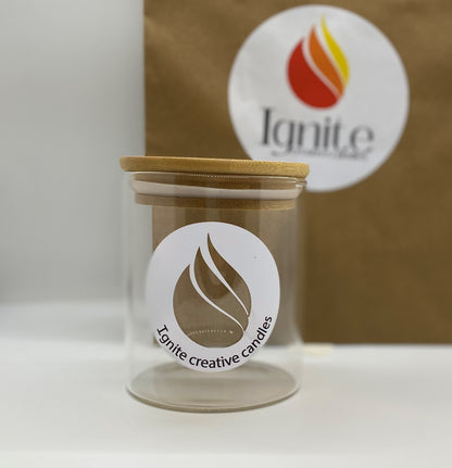 Ignite Candle Jar w/lid - Small
